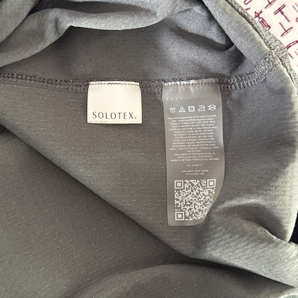 Reigning Champ Polo Shirt Men XL Gray Performance Stretch Snap Solotex - Picture 8 of 8